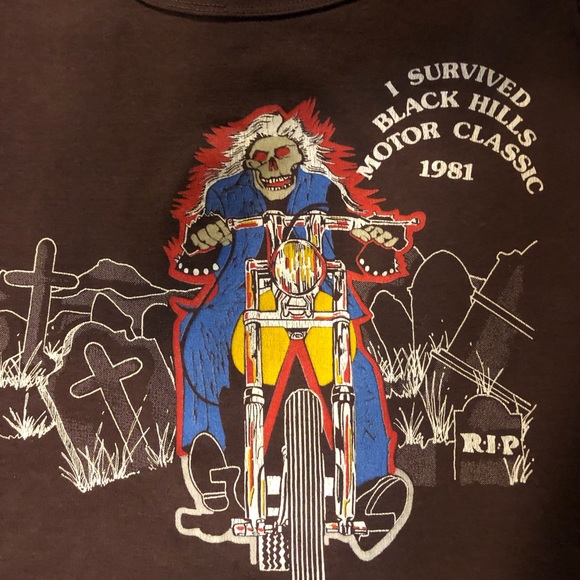 Vintage Biker Rally tee - Picture 3 of 4